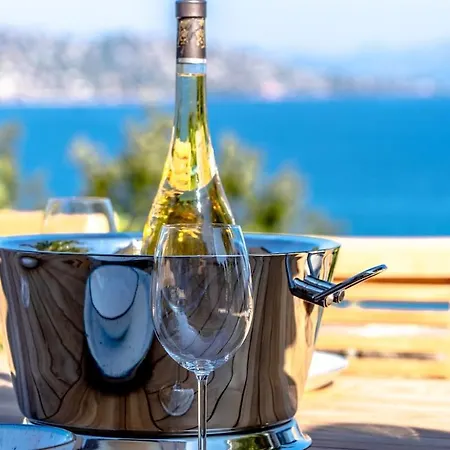 Vila Superb Villa, Incredible Sea View Heated Swim Pool Sainte-Maxime