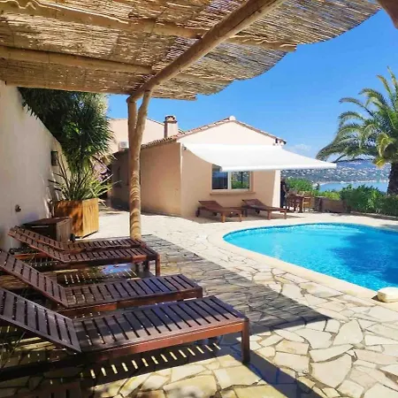 Superb Villa, Incredible Sea View Heated Swim Pool Vila Sainte-Maxime